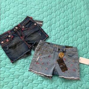 Set of 2 NWT girls shorts